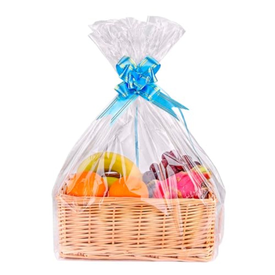 Cellophane Wrap Clear - Paquete de 15 Bolsas de Celofán
