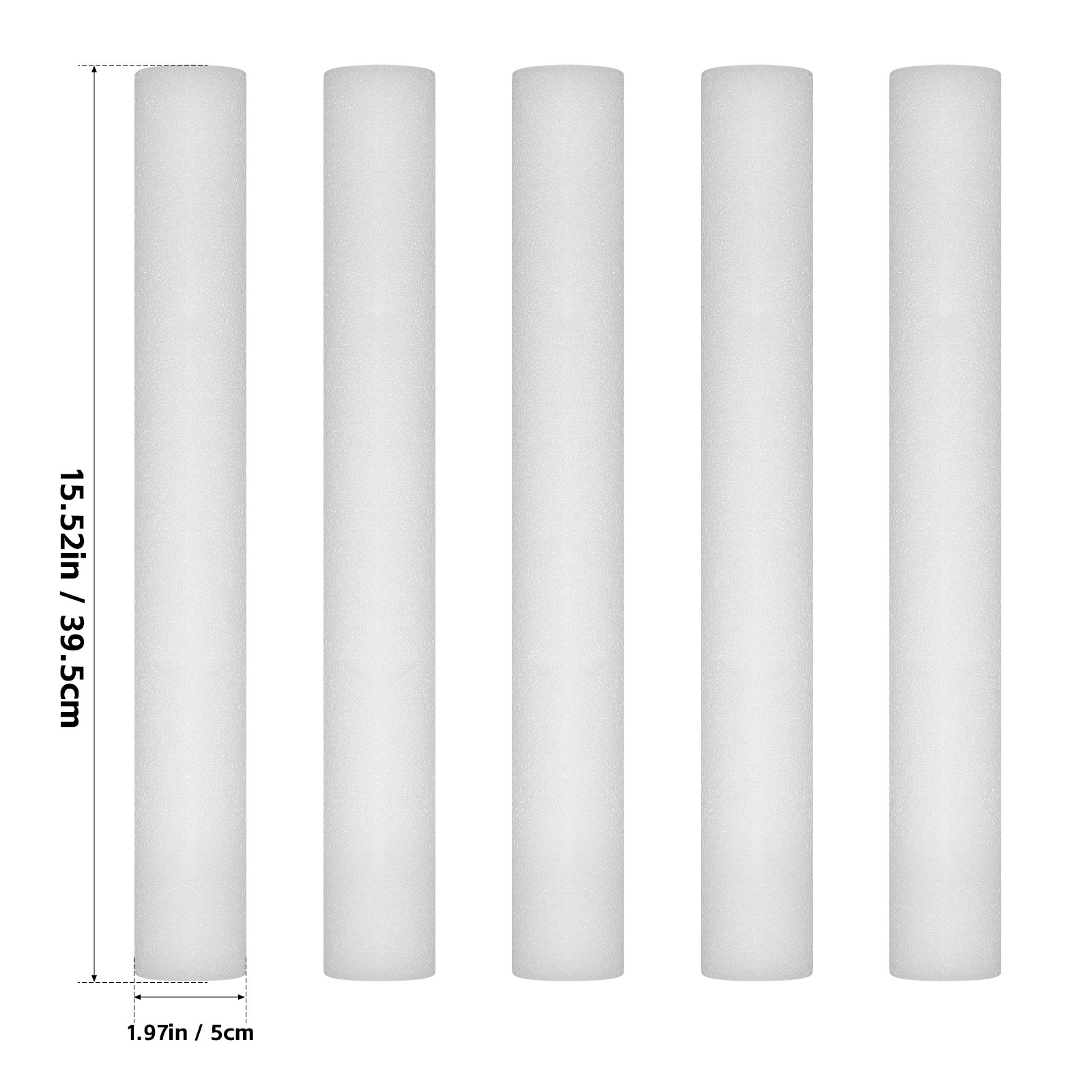 5 Varillas de Espuma Blanca de - Supply For Florist reseña y precio