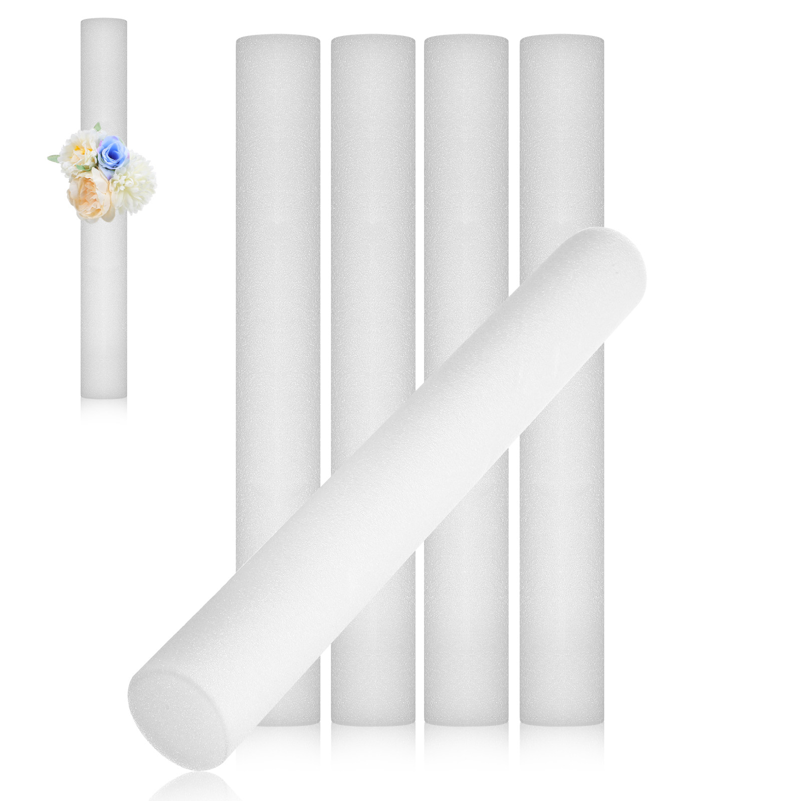 5 Varillas de Espuma Blanca de - Supply For Florist reseña y precio