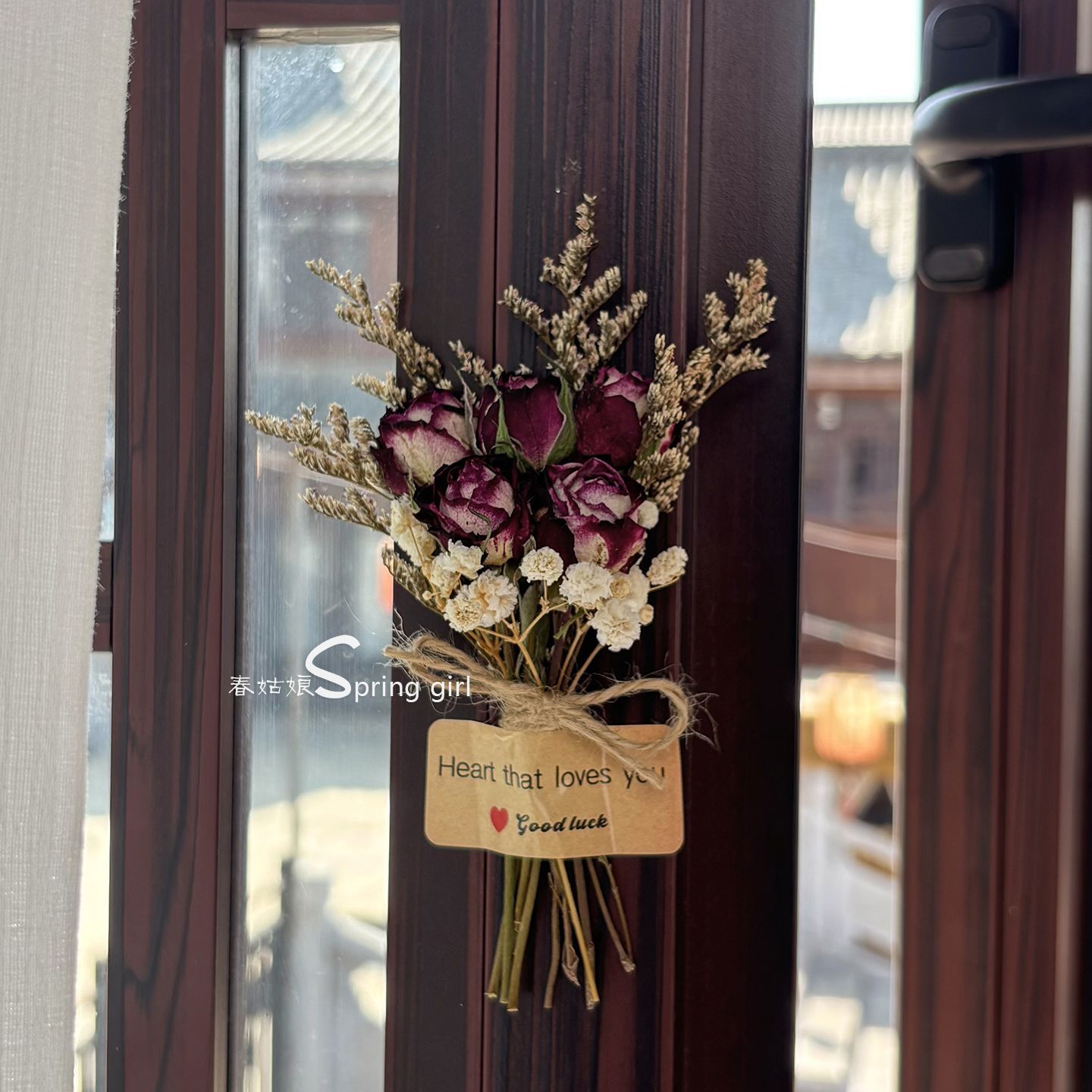 Mini ramo de flores secas, ros - Baby Breath Dried reseña y precio