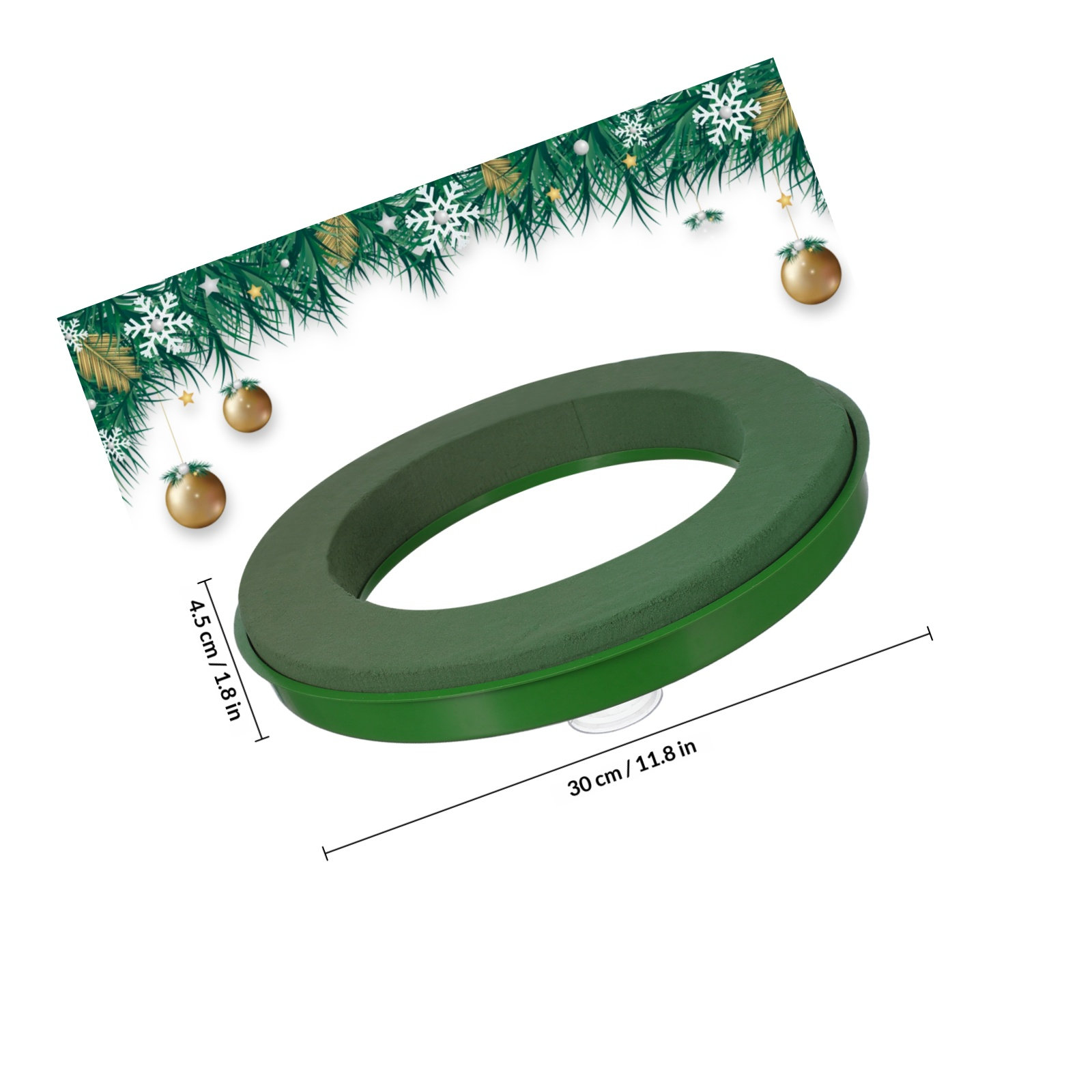 Anillo de espuma floral pequeñ - Supply For Florist reseña y precio