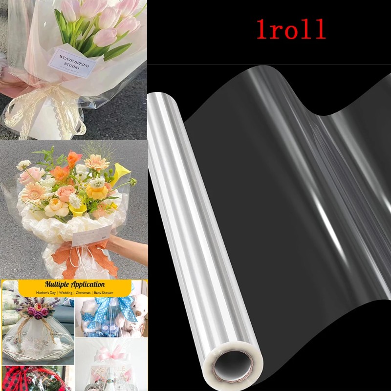 Rollo de celofán transparente  - Cellophane Wrap Clear reseña y precio