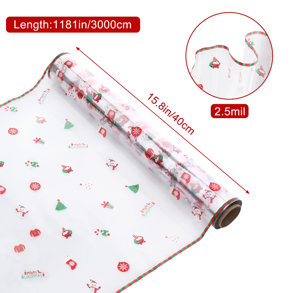 1 rollo de envoltura de celofá - Cellophane Wrap Clear reseña y precio