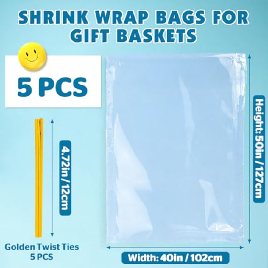 Paquete de 5 Bolsas de Celofán - Cellophane Wrap Clear reseña y precio