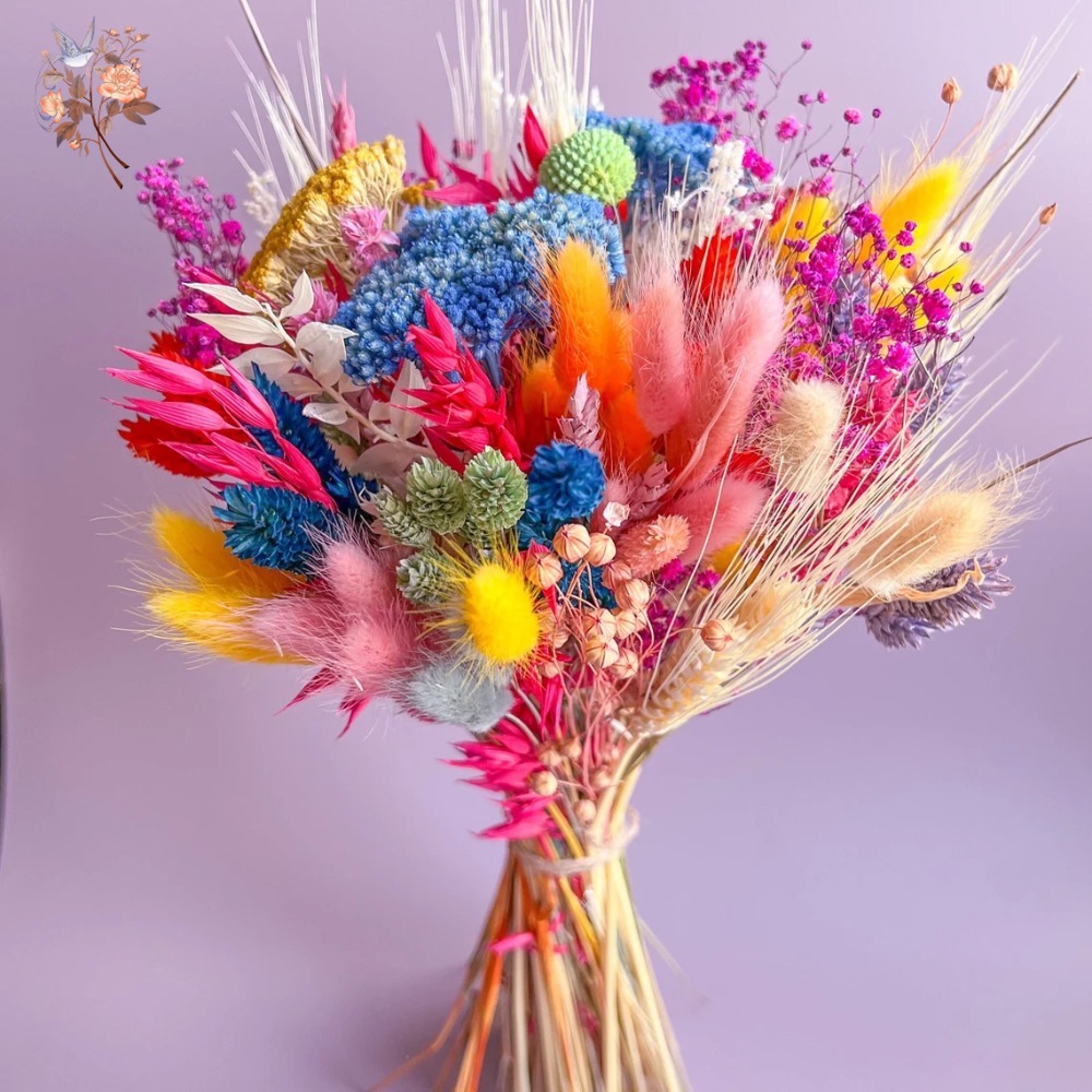 Ramo de boda de flores secas c - Baby Breath Dried reseña y precio