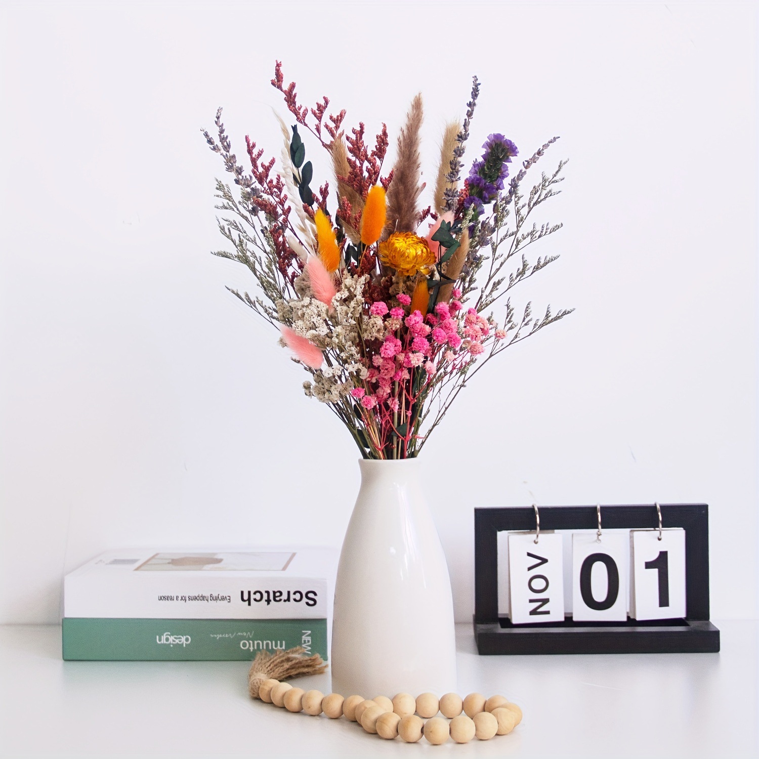 Ramo de Flores Secas Estilo IN - Baby Breath Dried reseña y precio