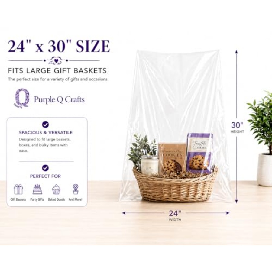 Bolsas de Celofán para Cestas  - Cellophane Wrap Clear reseña y precio