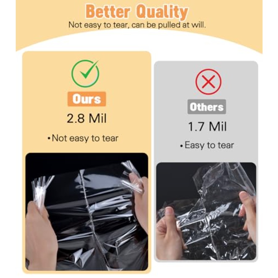 Paquete de 6 Bolsas de Celofán - Cellophane Wrap Clear reseña y precio